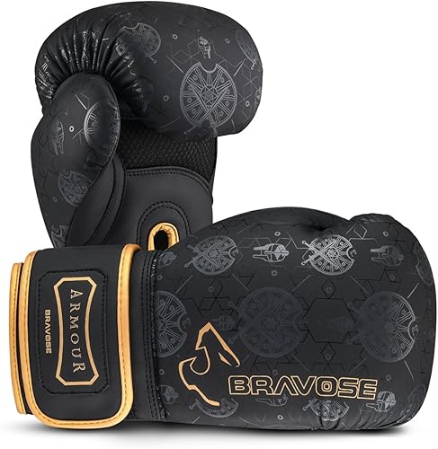 BRAVOSE Armour Guantes de boxeo, guantes de Muay Thai para entrenamiento, guantes de entrenamiento en molde personalizado para un ajuste cómodo, disponible en Yaxa Costa Rica