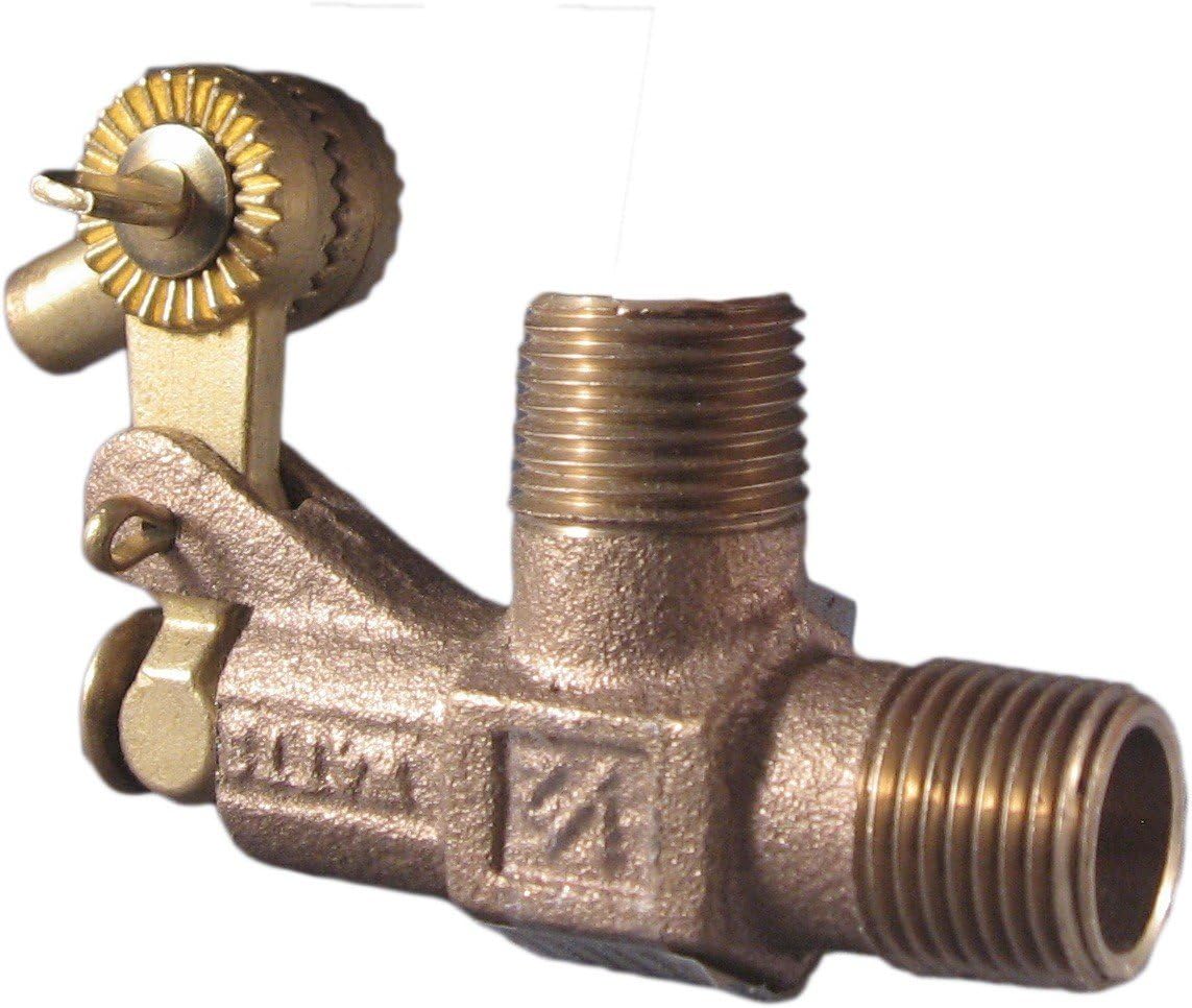 Float Valve, 1/2 in, Bronze, Pipe Mount