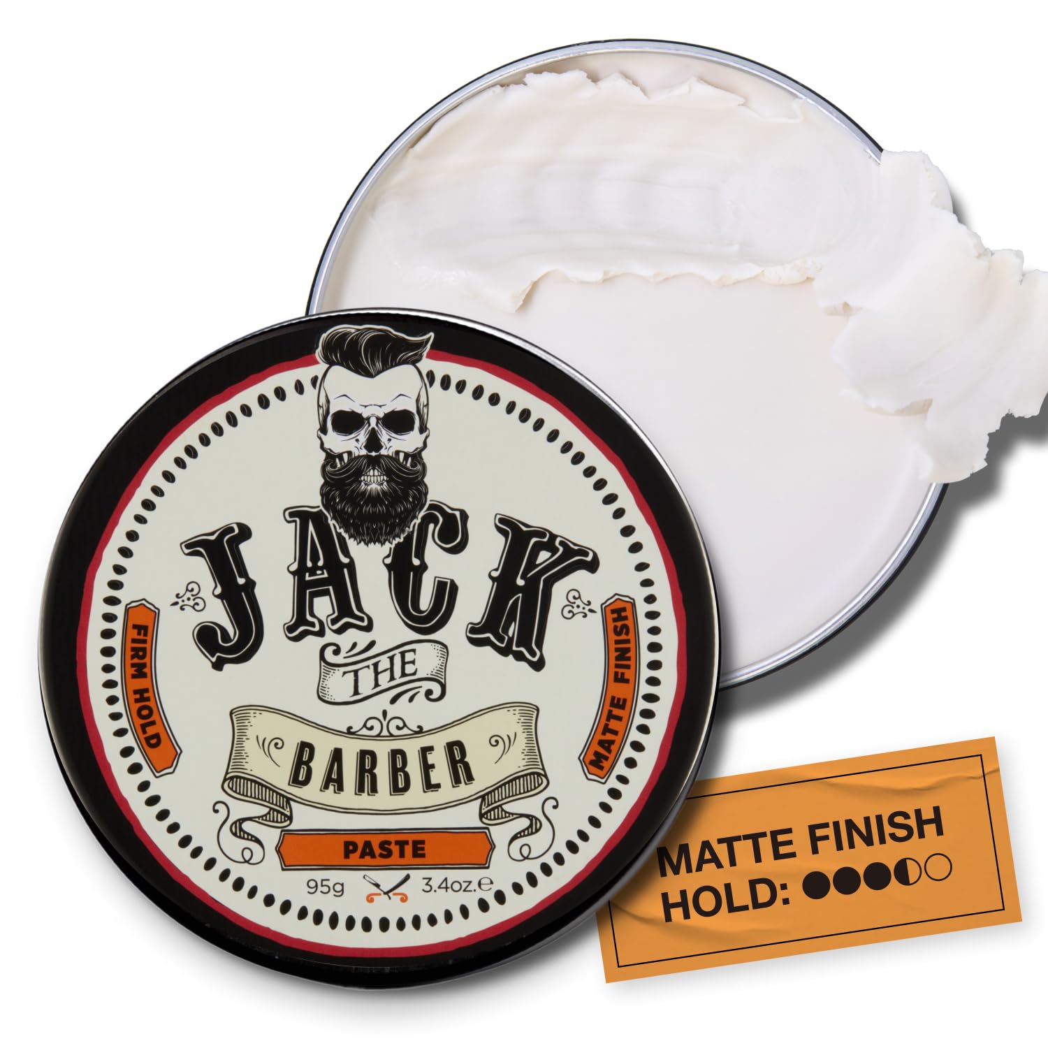 Jack The Barber Matte Texture Paste for Men - Medium Hold