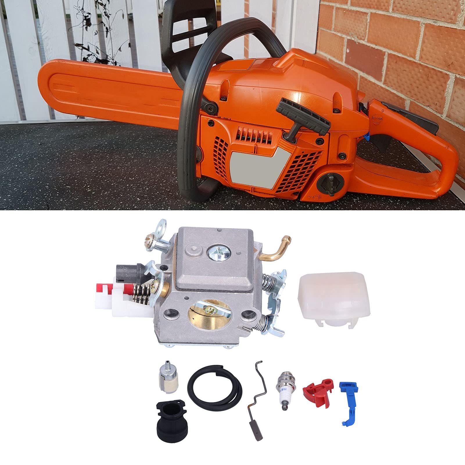 Carburateur Air Carburateur Ligne d'admission Collecteur d'admission pour Husqvarna 340 345 346 XP 350 351 353 Tronçonneuse #503283208 Tige d'étranglement Carburateur Air Carburateur Ligne d'admission Collecteur d'admission pour Husqvarna 340 345 346 XP 350 351 353 Tronçonneuse #503283208 Tige d'étranglement
