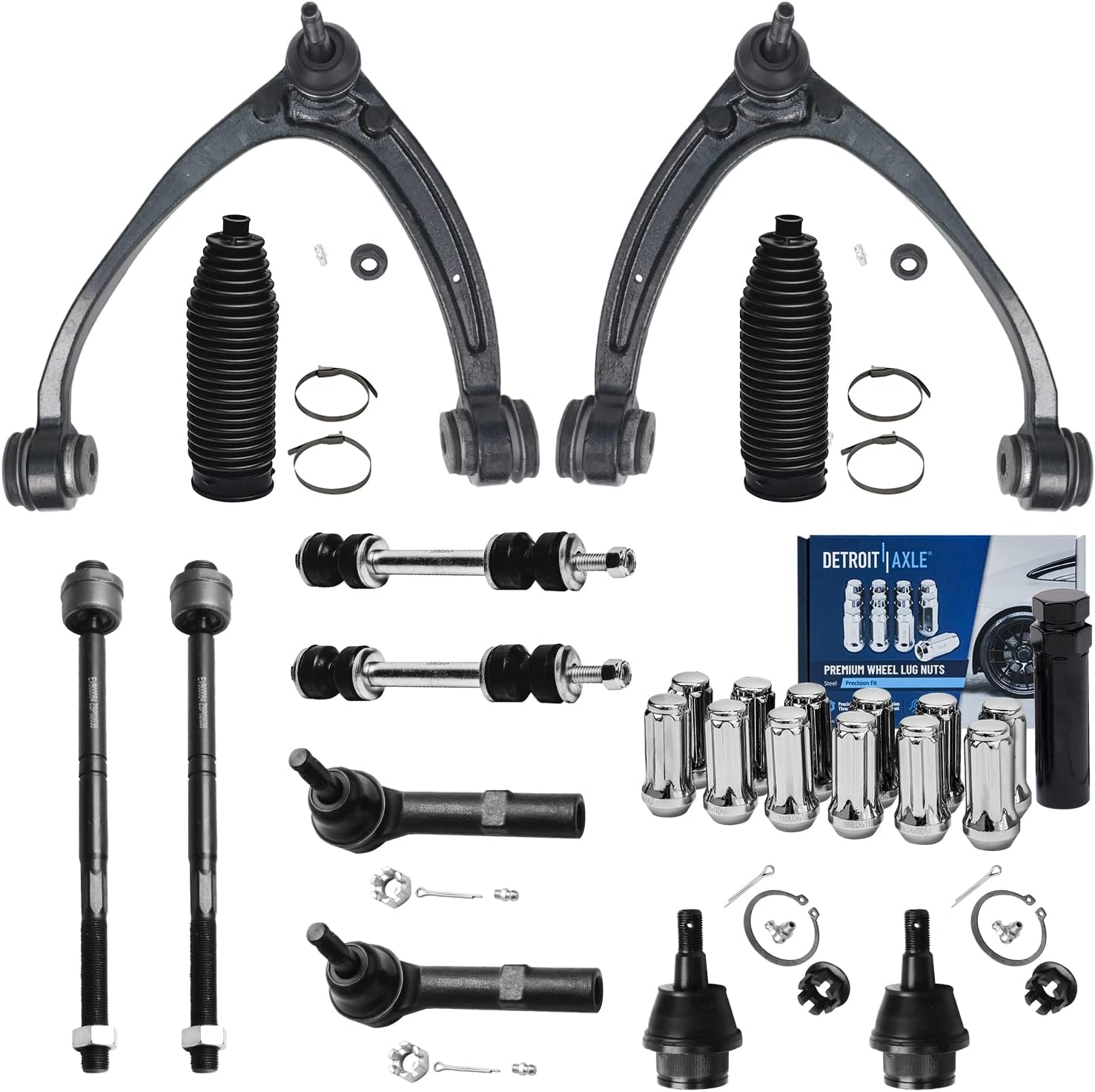 Detroit Axle Front End Kit for Silverado Sierra 1500 Chevy GMC Cadillac Escalade