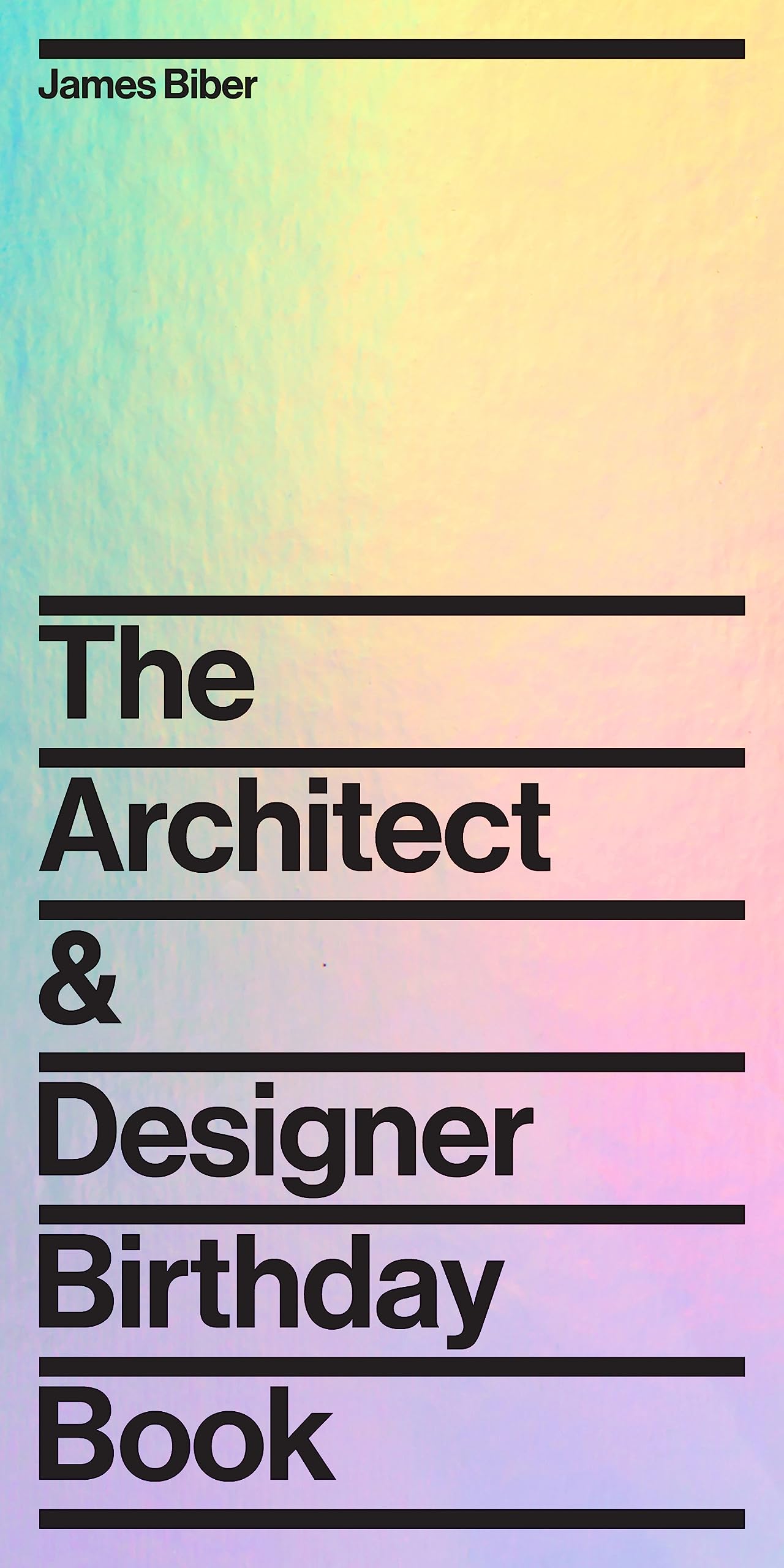 The Architect and Designer Birthday Book carnet pour ne plus oublier les dates importantes