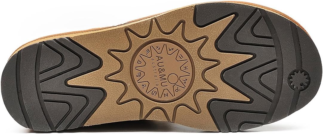 AU&MU Womens Casual and Versatile Warm Simple Snow Boots - Image 7