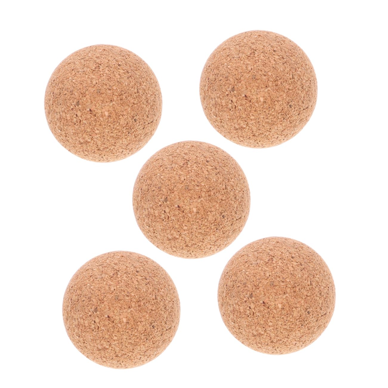 TOYANDONA 25piezas Balones De Madera para Futbolín De Corcho Reemplazables Accesorios Portátiles para Interiores