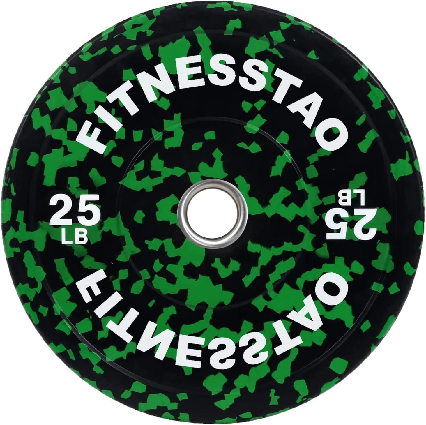 FITNESSTAO Olympic Bumper Plates, 10LB45LB Strength