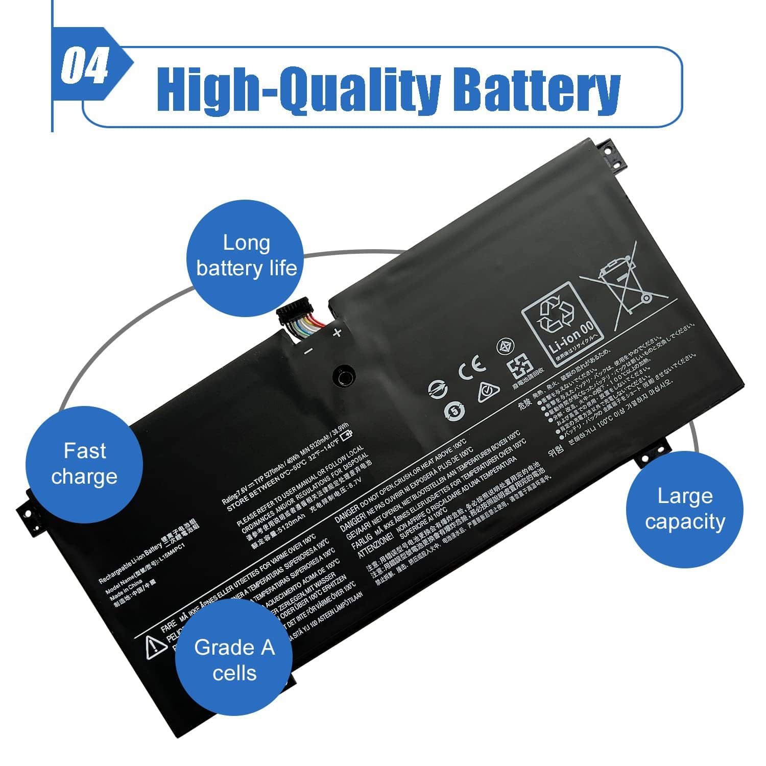 Amazon.com: Dentsing L15M4PC1 Laptop Battery Replace for Lenovo