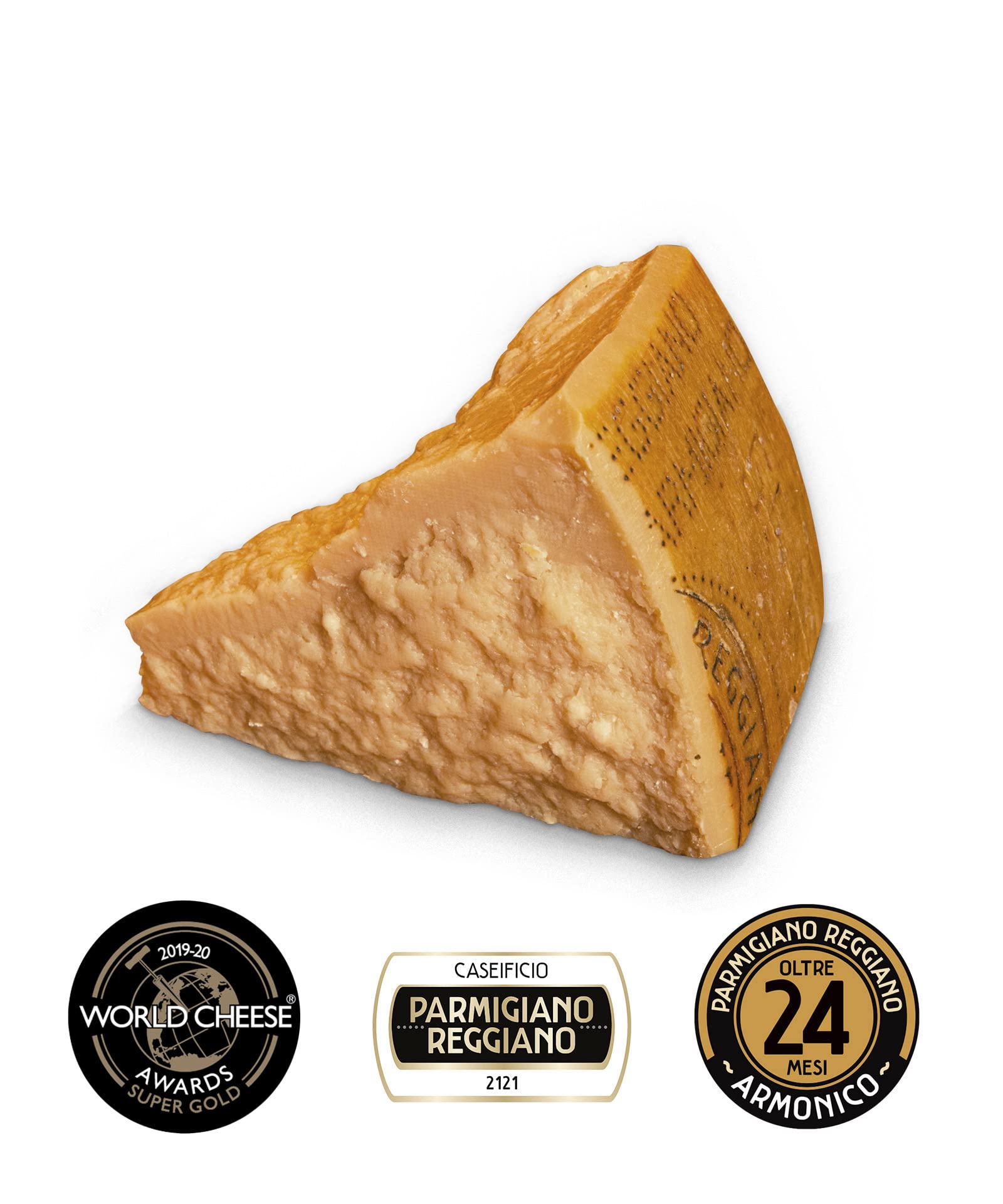 Parmigiano Reggiano DOP 24 Monate Parmesankäse 1 kg (1er Pack)