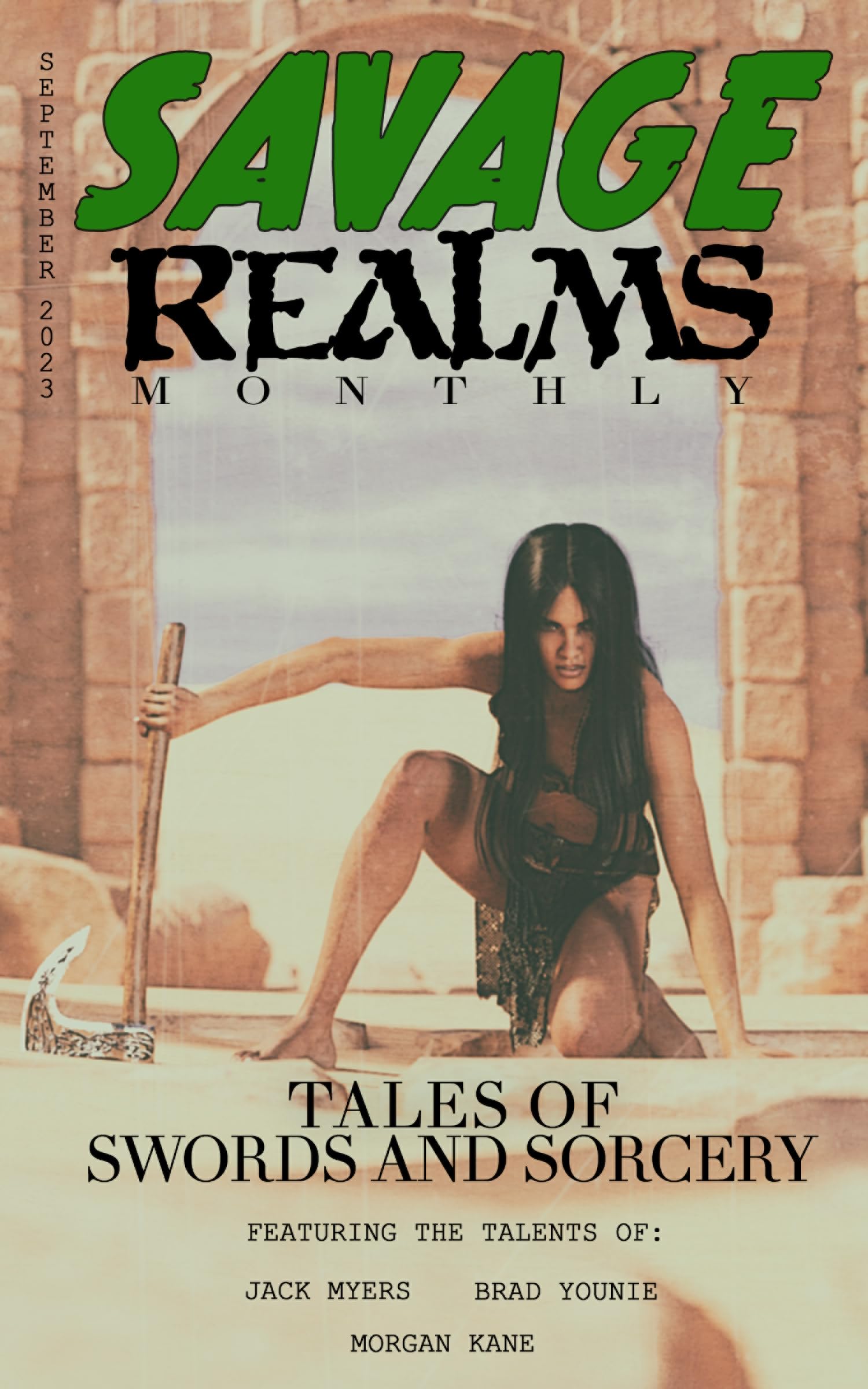 Cover of Savage Realms Monthly, September 2023