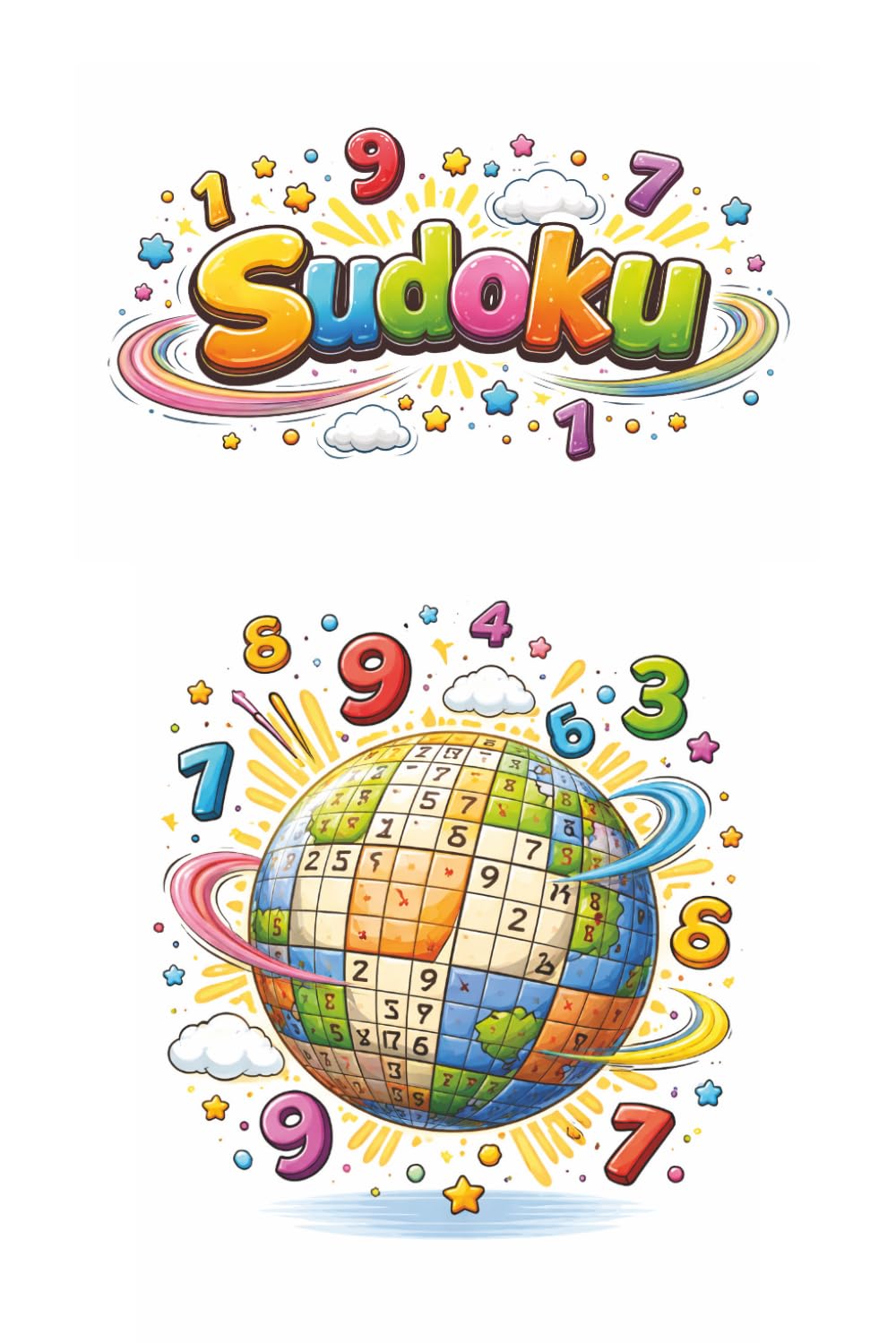 Fun Sudoku for Kids: 150 Easy & Medium Puzzles for Kids with Solutions