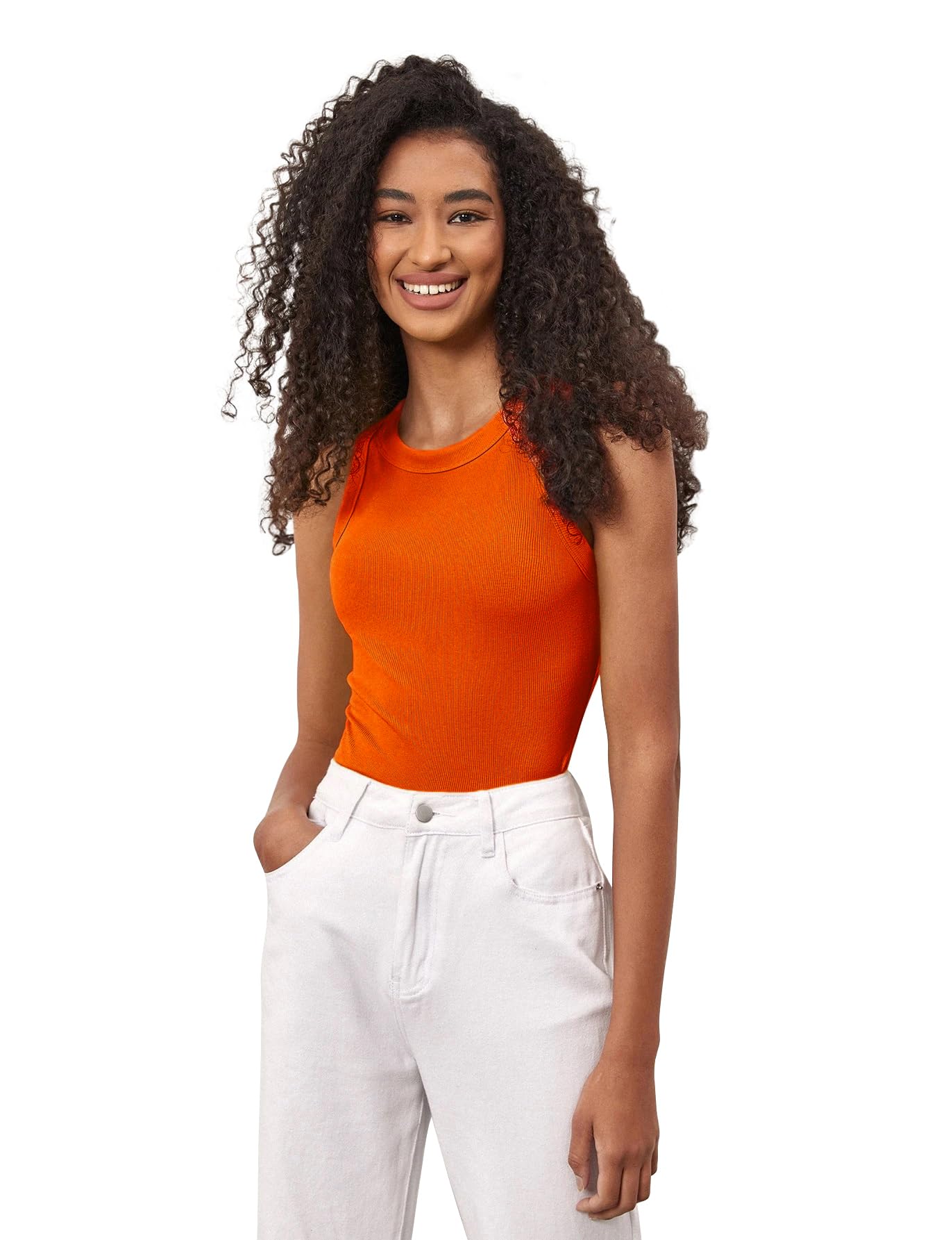Toochki Top da donna senza pancia top donna canotta Activewear sport western casual cotone camisole
