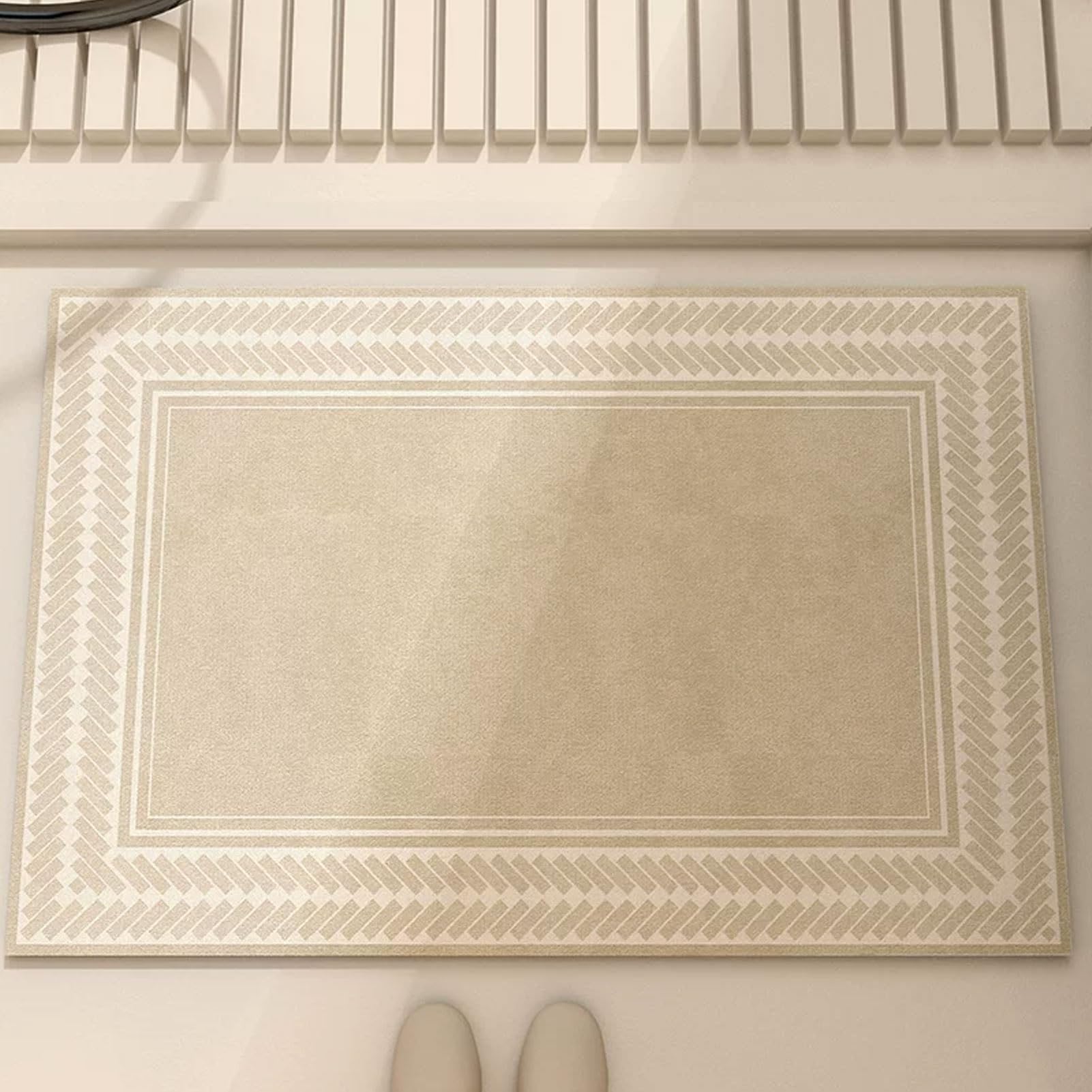 Tappeto Antiscivolo Lavabile per Ingresso, Bagno, Doccia, Vasca, lavandino, Ingresso, Camera da Letto, Lavanderia (40x60 cm).