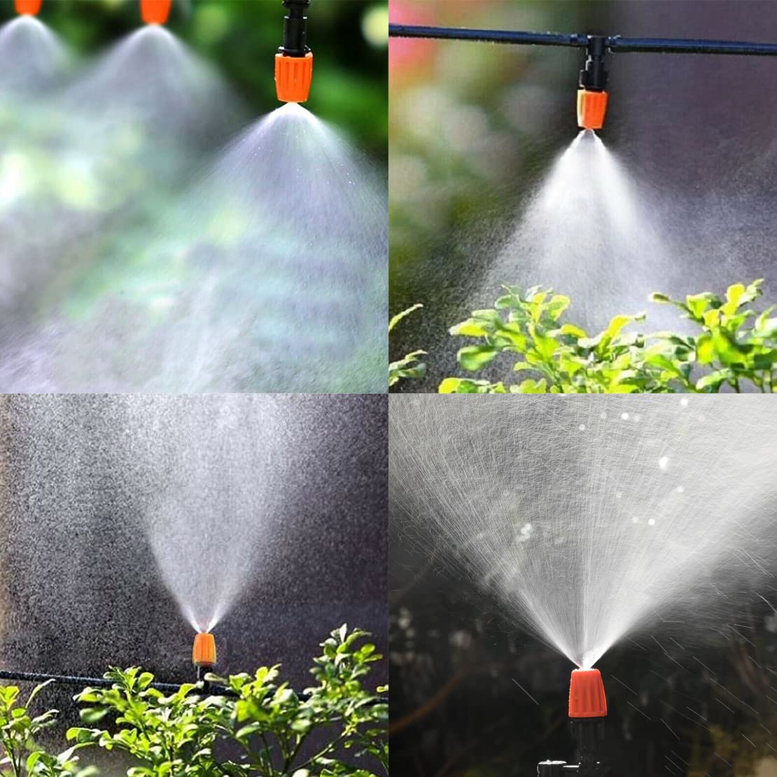 Sistema de riego por goteo micro 40sets riego rociadores emisor planta goteros jardín