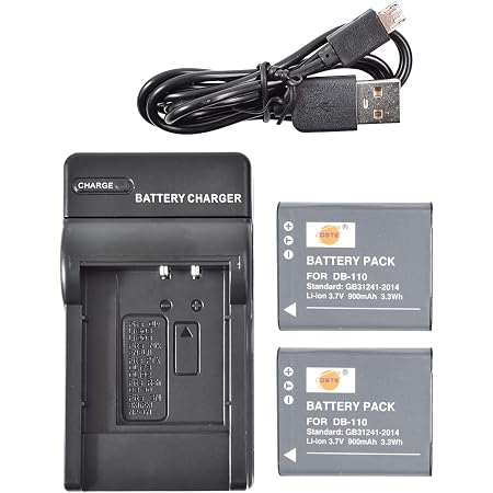 Amazon Dste アクセサリーキット Db 110 互換 カメラ バッテリー 2個 Usb充電器キット対応機種 Ricoh Gr Iii Ricoh Gr Iiix Wg 6 G900 G900se カメラ用バッテリーパック 通販