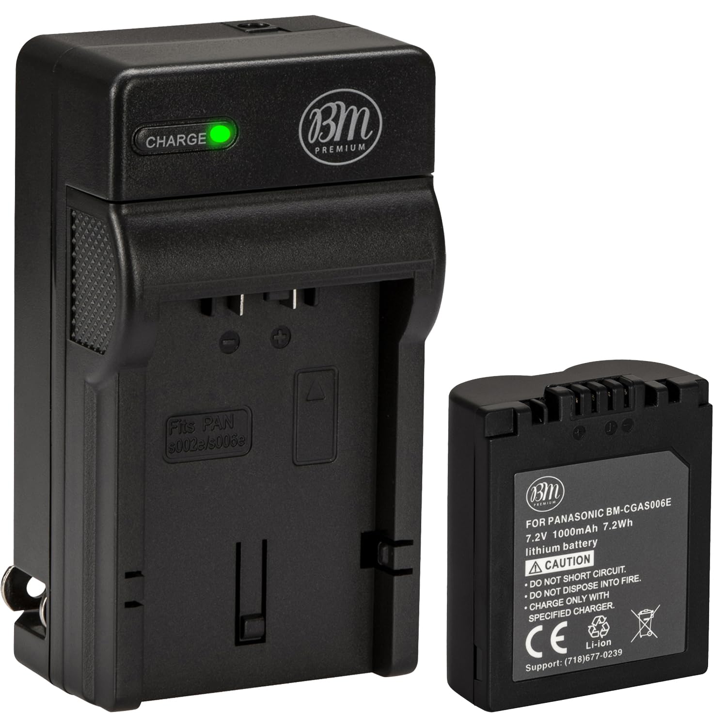 Amazon.com : BM Premium CGA-S006 Battery and Battery Charger for