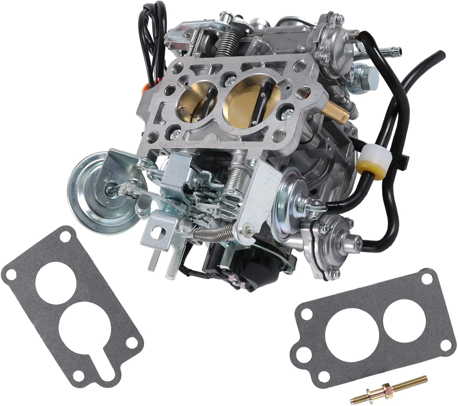 2 Barrel Carburetor Replacement For Toyota 22R Engines 1981-1987 with Round Plug Connector(automatic choke) 21100-35520 TOY-505 (35290/2.4L 2366cc/ C4036)