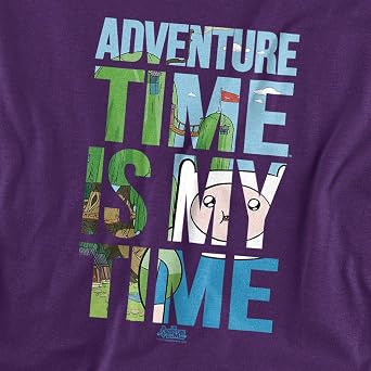 Popfunk Adventure Time My Time Cartoon Network T Shirt Black