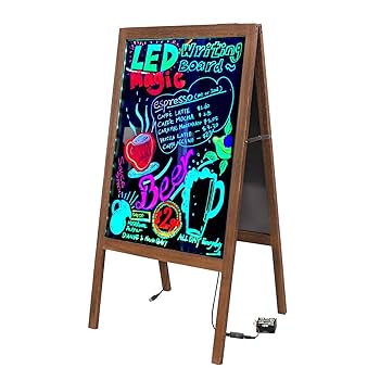 Amazon | LED A型看板 両面 光る看板 屋外 ウェルカムボード