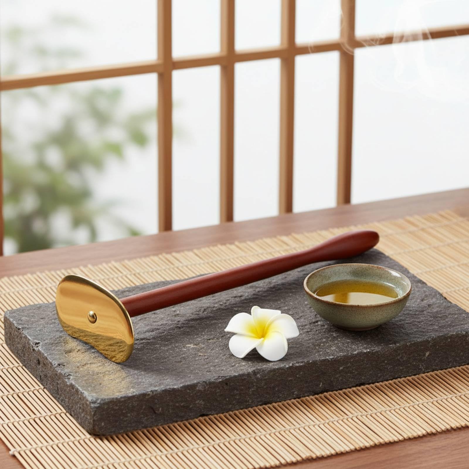 Amazon.co.jp: Kokiya 伝統かっさプレート 本体 ロングハンドル