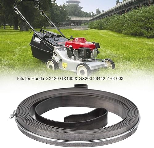 Miniatura 2 de TOPINCN Resorte de arranque de retroceso, resorte de arranque de retroceso para GX120 GX160 GX200 28442 ZH8 003 Pull Starter Motor Cortacésped