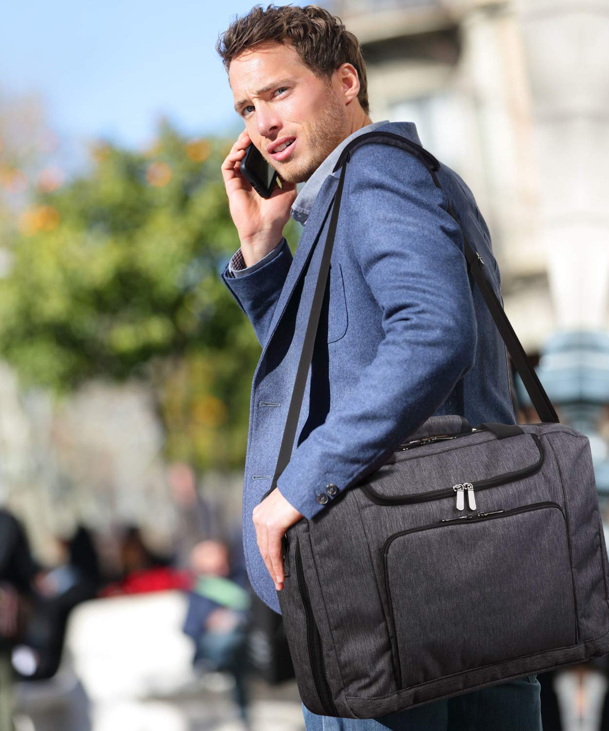 Bertasche Sacoche pour Ordinateur Portable 17" / 17,3 Pouces étanche pour Ordinateur Portable