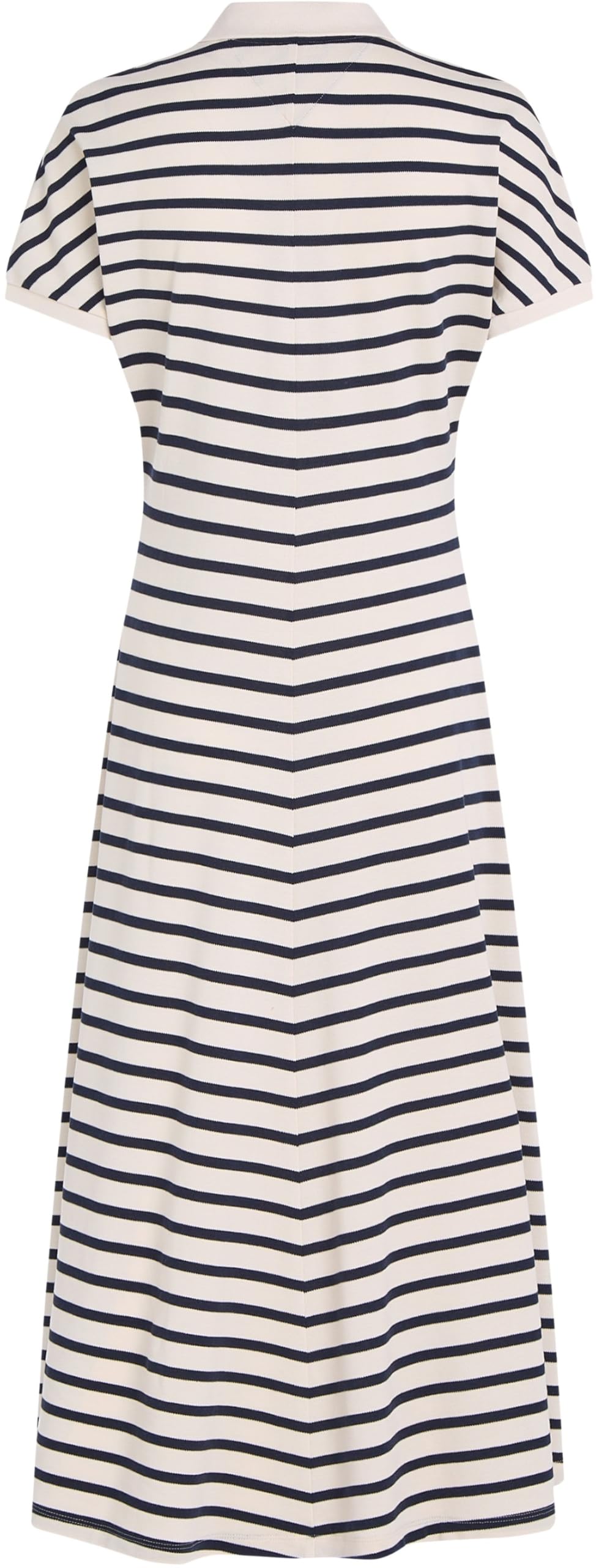 Tommy Hilfiger Damen Polokleid Lyocell Midi-Länge