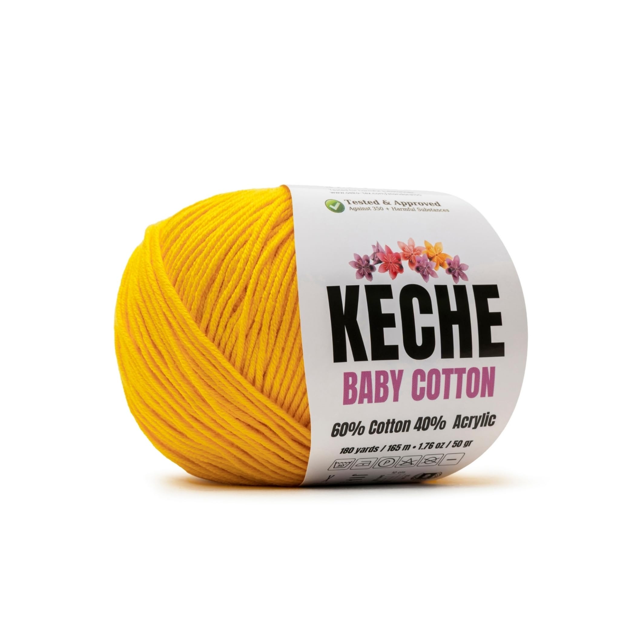 Amazon.com: Keche Baby Cotton, 60% Cotton 40% Acrylic Yarn, Soft