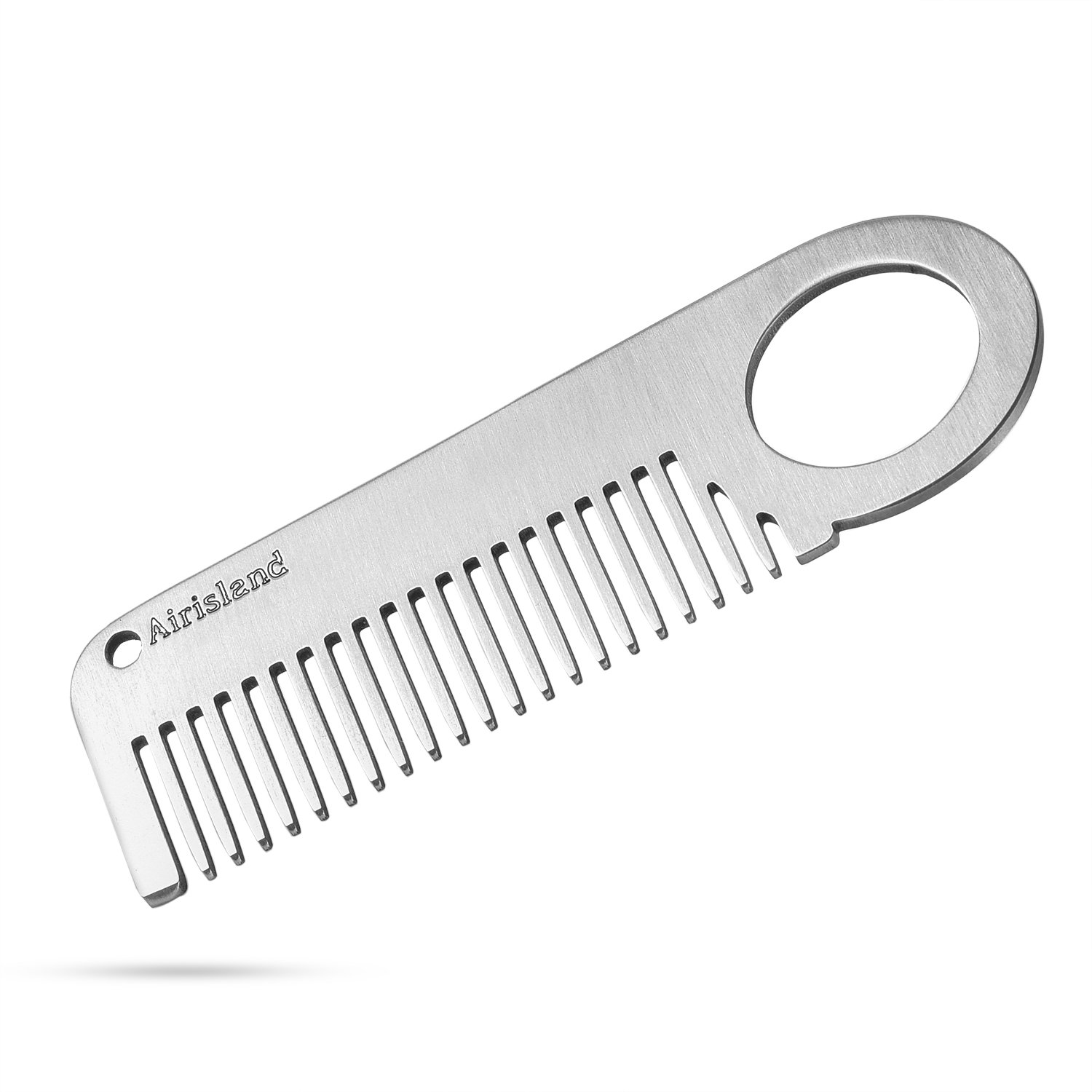 Airisland Stainless Steel Keychain Comb Small Pocket Comb Mini Anti
