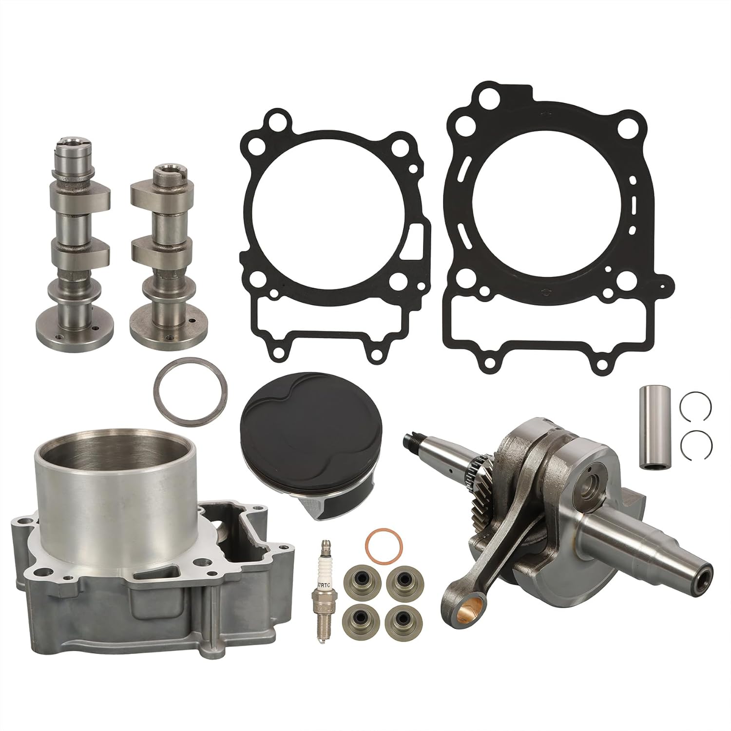 Camshaft Cylinder Piston Gasket Kit Replacement for 2204729 3022860 Replacement for Ranger Sportsman 570 ACE570 RZR570 2012-2017