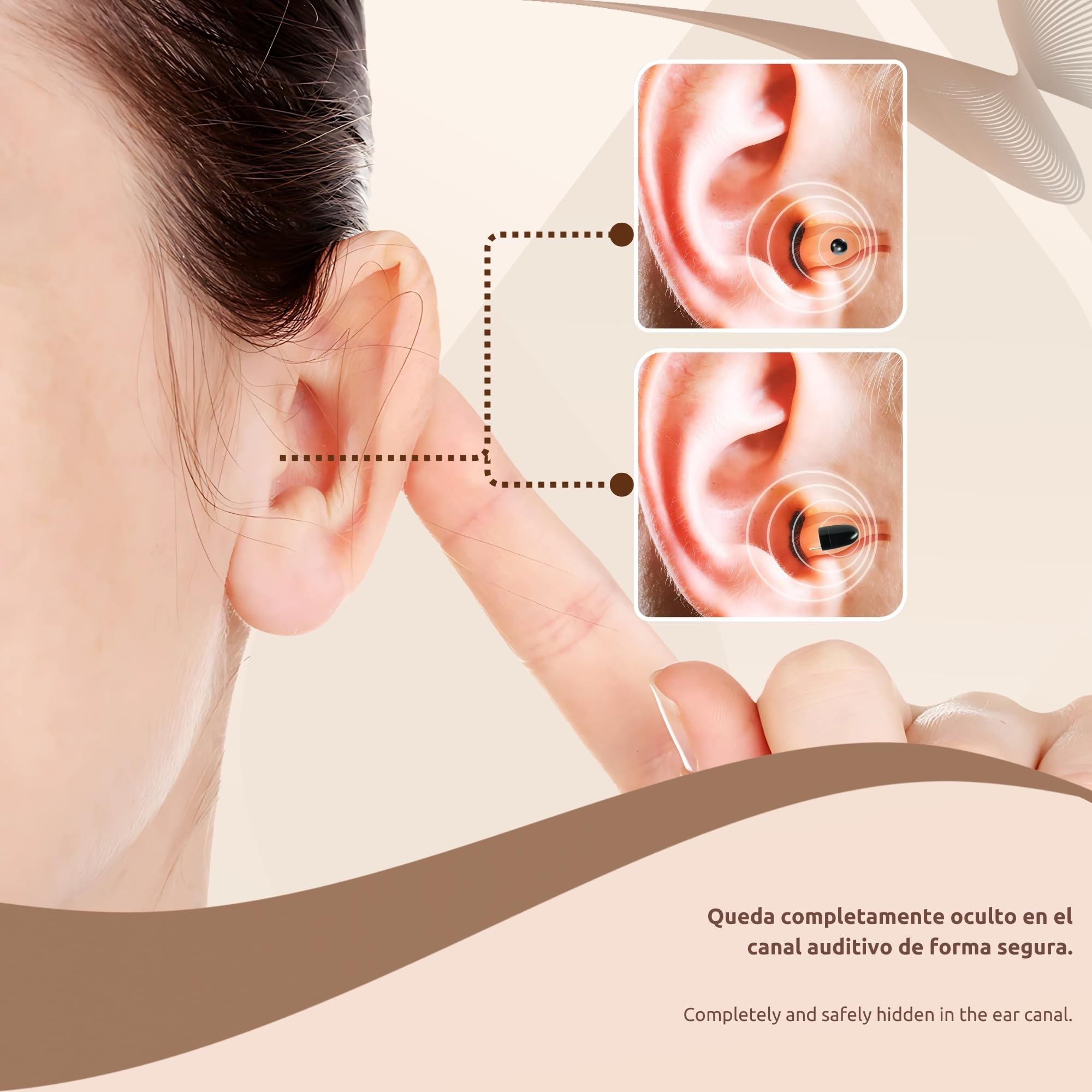 PingaOculto Pinganillo Bluetooth Examenes (Imán V8 + VIP Pro UltraMini) | 2 auriculares espía (Imán y Vip Pro UltraMini), Micrófono integrado, Botón multifunción, Llamadas y grabaciones, Invisible