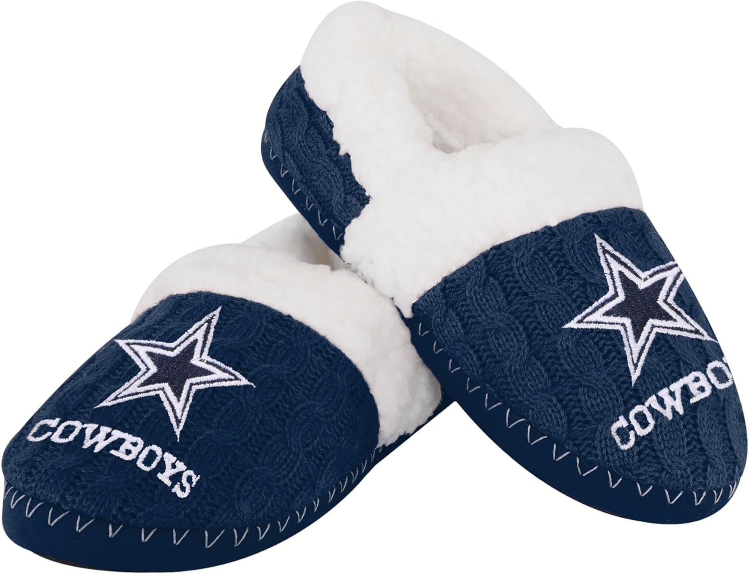 FOCO Women's NFL Team Color Moccasin Slippers