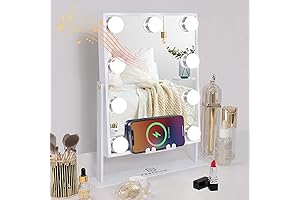 Hollywood Vanity Mirror with Bluetooth Speaker