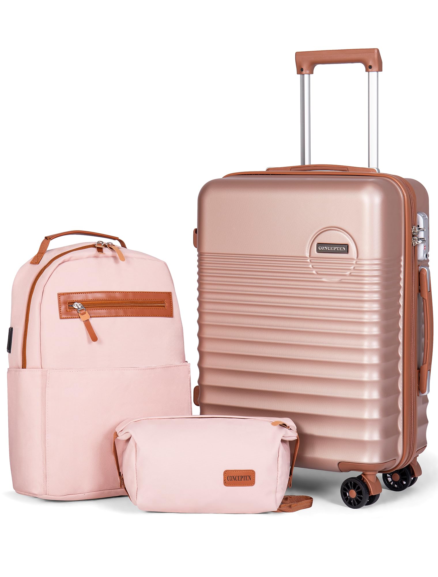 Carry On Luggage 22x14x9 Airline Approved 20-inch Hard Shell Suitcases with Wheels ABS Lightweight Carry on Suitcase with