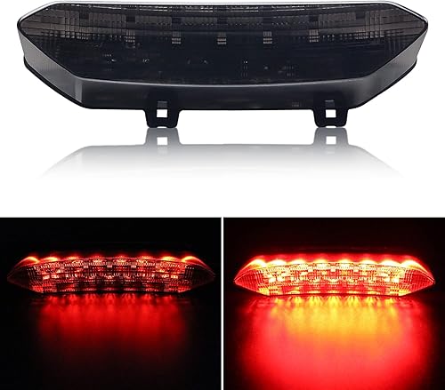 Luces traseras para YFZ450R, luces traseras LED negras de freno traseras compatibles con accesorios Yamaha Raptor 700R 700 / YFZ450R YFZ450X YFZ