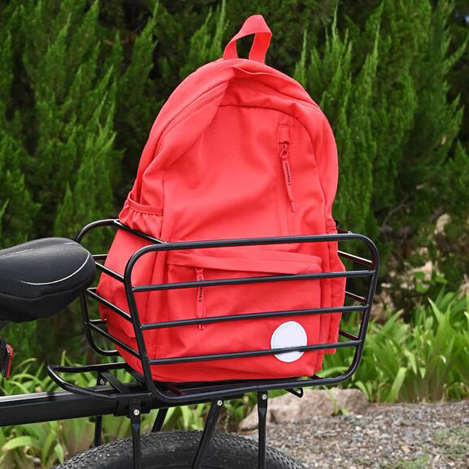 Homyl Panier de Vélo Arrière, Panier Vélo avec Doublure, Facile à Installer pour Vélo, Vélo électrique, pour Le Camping, Les et La Randonnée