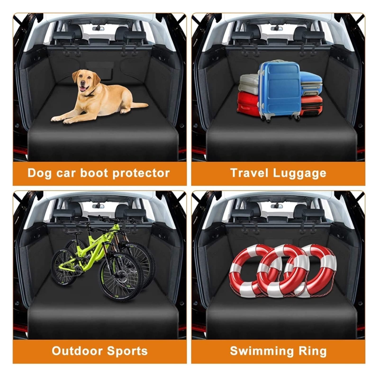 Vasca Baule Auto Fodera Carico Da Viaggio Animali Domestici Antiscivolo Antigraffio Cani Resistente Agli Strappi Tappetino Bagagliaio SUV Camion Medie Dimensioni