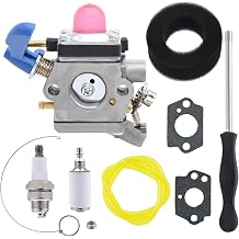 FitBest Carburetor with Tune-up Kits for Craftsman 9287-340201 358796390 Poulan PP2822 966513101 UST GG5500 GG7500N JF182 String Trimmer Hedge Trimmer 577587901 574672801 Carb
