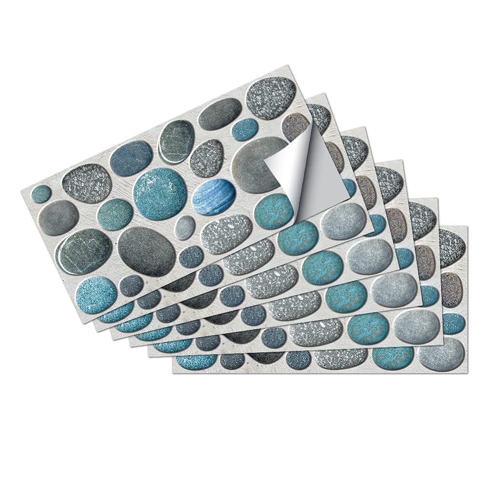 Homya18 pieces of creative matte tile stickers 11.81 inches * 5.9 inches visual 3D brick pattern wall stickers wallpaper peelable self-adhesive kitchen wall countertop decoration stickers