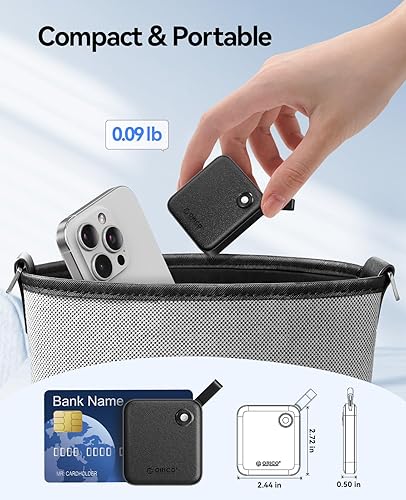 Miniatura 5 de ORICO SSD portátil de 512 GB con cable USB C 2 en 1, unidades externas de estado sólido, hasta 460 MBs, indicador de estado, almacenamiento