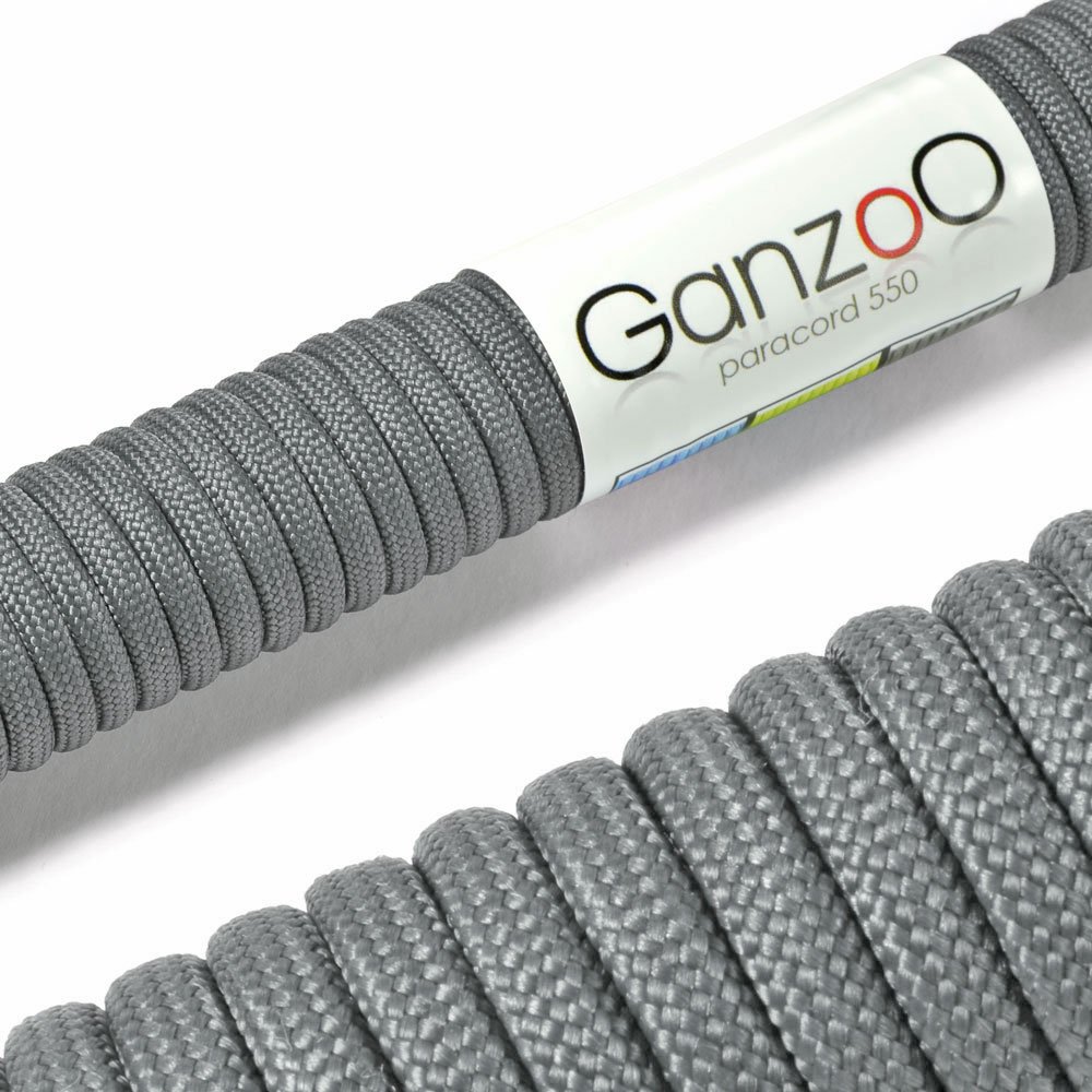 Ganzoo Paracord 550 Tipo 3, Cuerda 4 mm 100 m con 7 hebras Interiores, Funda poliéster/Nylon, para Outdoor Camping Supervivencia, rutas de Trekking, asegurar Tienda, Collar y Correa Perro, Oliva — view 84