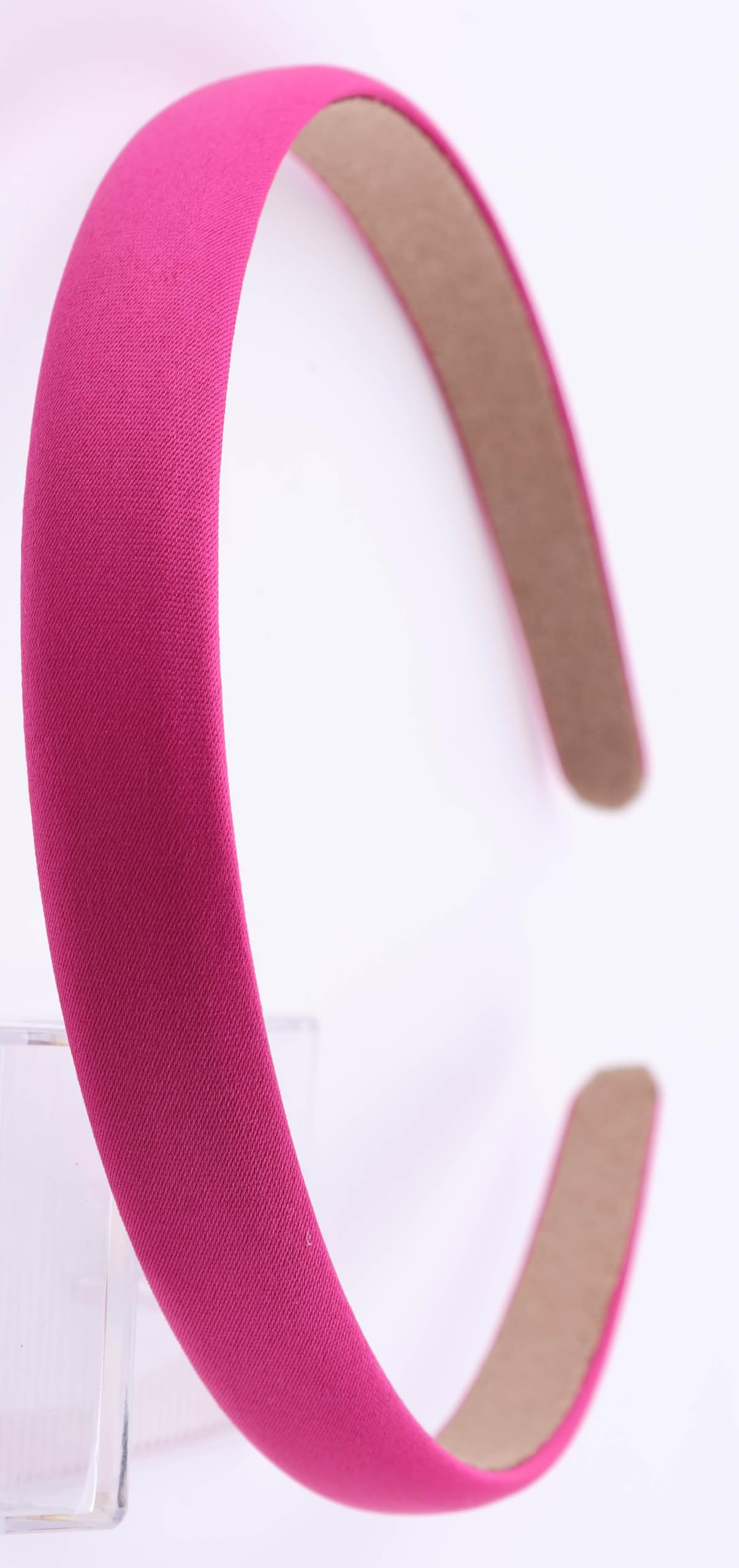 Mytoptrendz 2 PK Luxury Headbands Slim Alice Band Hair Band Plain Narrow Hairbands with Non-Slip Grip for Women Girls Classy Elegant Accessory (Fuchsia - Image 3