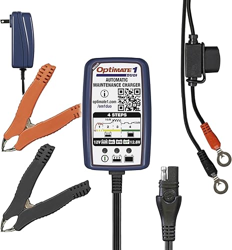 Miniatura 6 de OptiMATE 2, TM-421, cargador y mantenedor de batería sellados de 4 pasos de 12V 0.8A