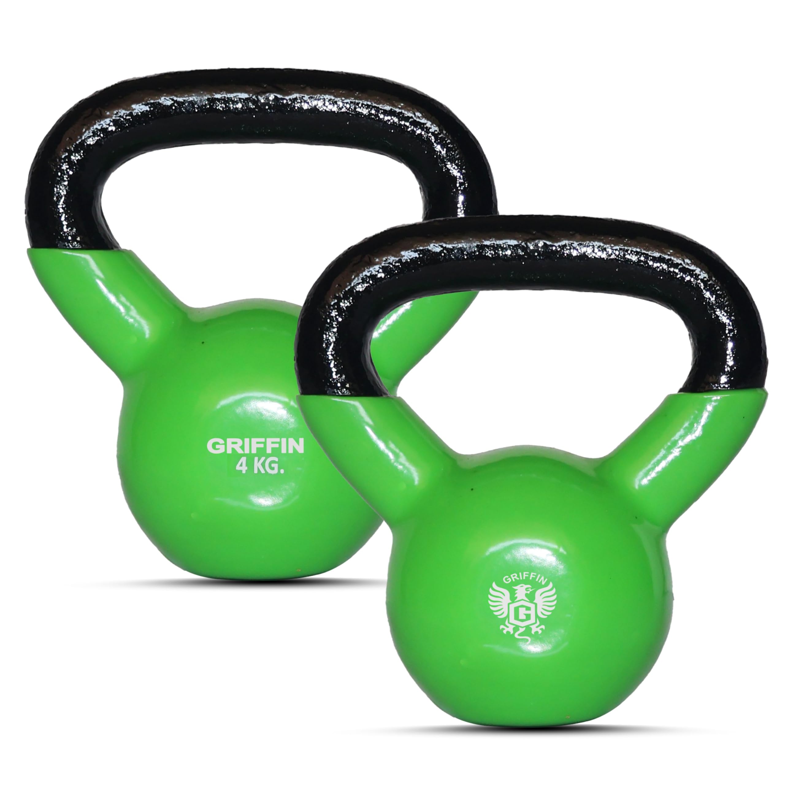 Griffin Fitness cast iron Vinyl coated colored kettle bell green color 4 kg (B08YZ64YS4) Amazon Price History, Amazon Price Tracker