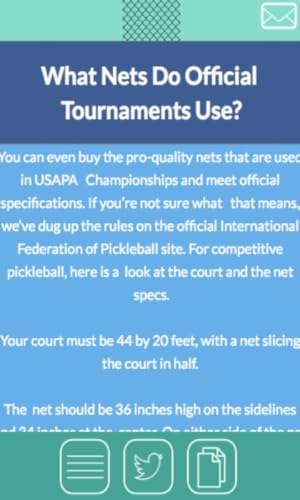 Pickleball Net