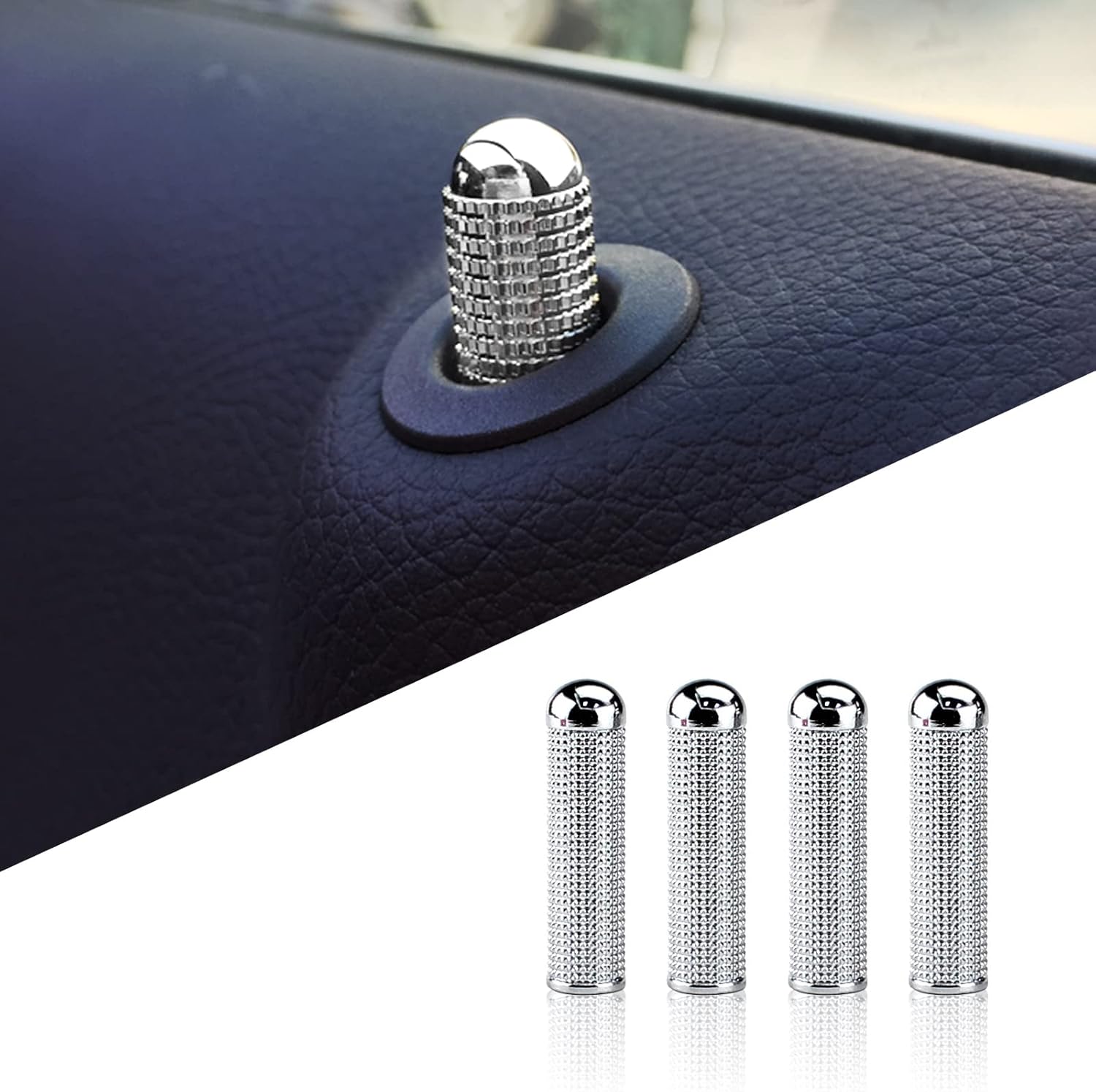 Fogfar 4 PCS Car Door Lock Pin, Car Lock Knobs Pull Pins