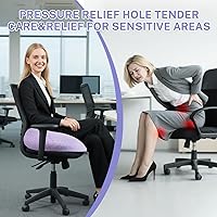 Vista 8 de BBL - Almohada poscirugía para glúteos con agujero para dormir, sentada, conducir, almohada brasileña de levantamiento de glúteos para mujer