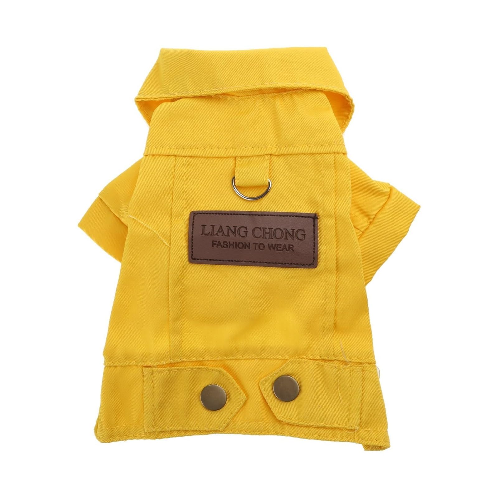 Veste en jean pour chien idéale pour les balades d'automne en ville taille XL