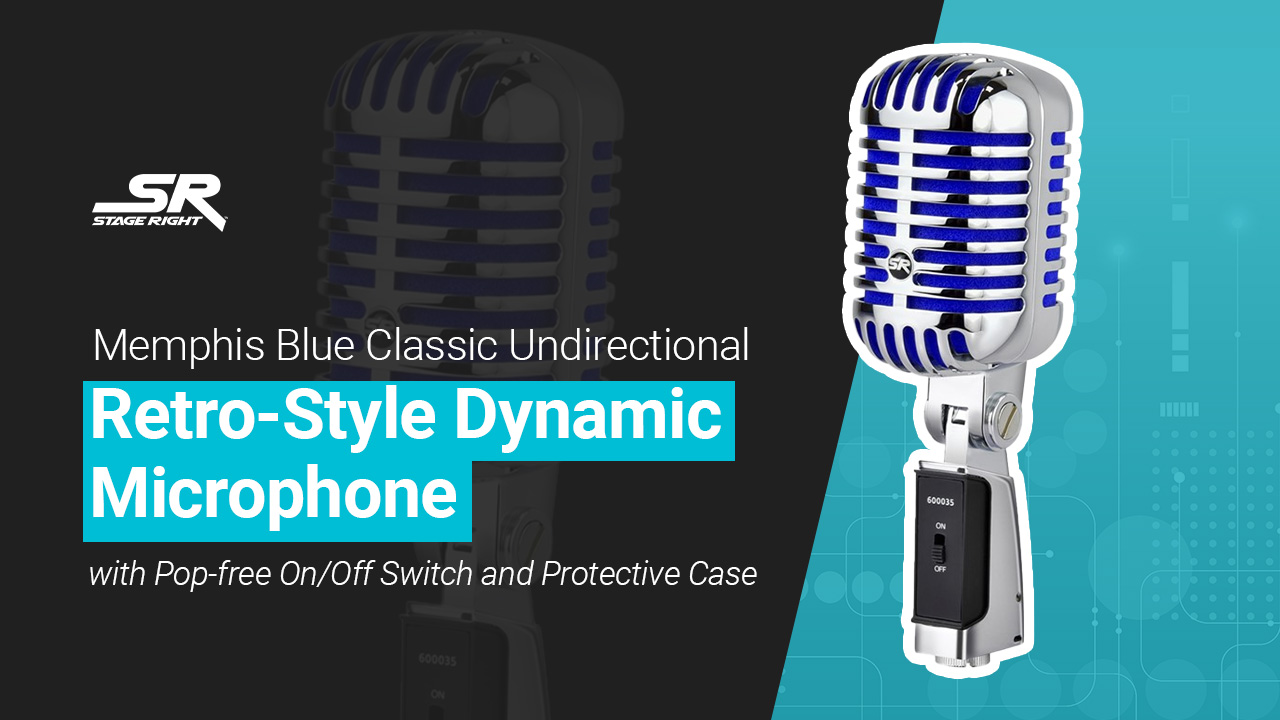 Amazon.com: Monoprice Memphis Blue Classic Dynamic Microphone