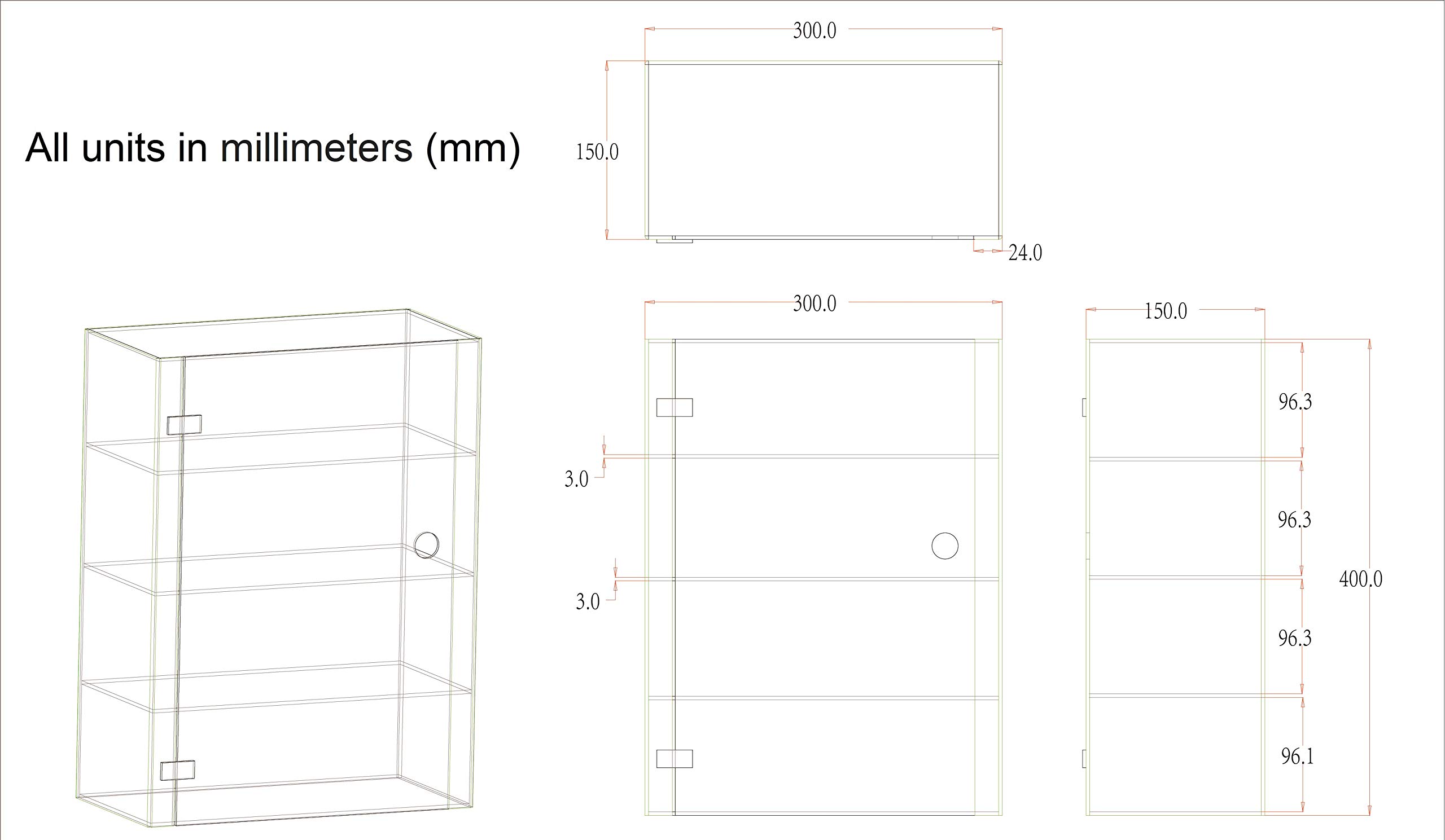 Vetrina Acrilica Personalizzata Vetrina In Perspex - Foto 10