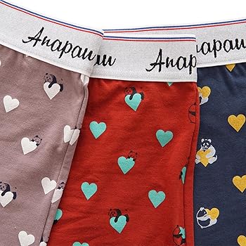 Amazon | [アナパウ] anapau パンダハート ボクサーパンツ 前