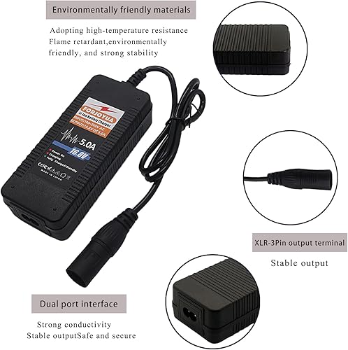 Miniatura 2 de El cargador de batería de litio de 16.8V 5A es adecuado para 4S 14.8V batería de iones de litio cargador XLR-3Pin1+2- Transformador Smart Fast Charge